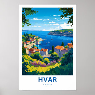 Hvar Croatia Travel Print