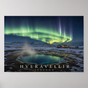 Hveravellir Oasis Geothermal Iceland A4 Poster
