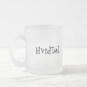 Hvidtøl Frosted Glass Coffee Mug