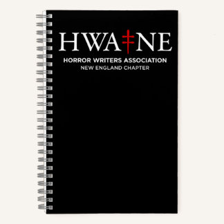 HWA-NE black Spiral Notebook 6/25