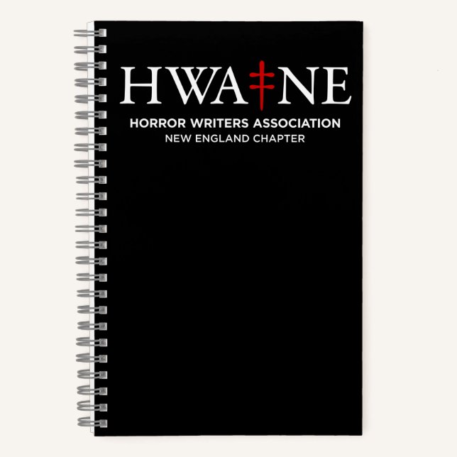 HWA-NE black Spiral Notebook 6/25 (Front)