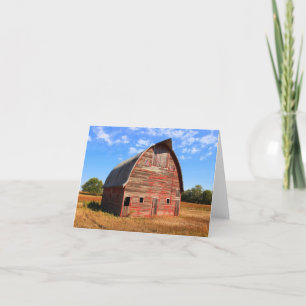 Hwy 15 Red Barn note card/greeting card