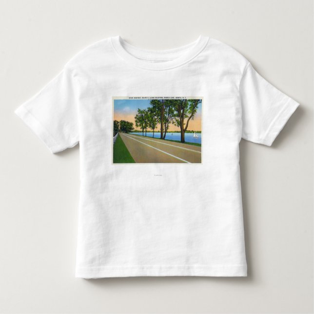 Hwy Route 5 View of Seneca Lake Toddler T-Shirt (Front)
