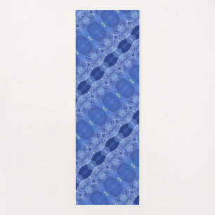 Hy Blue Ikat 7 Yoga Mat