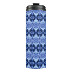 Hy Blue Ikat Zen Thermal Tumbler