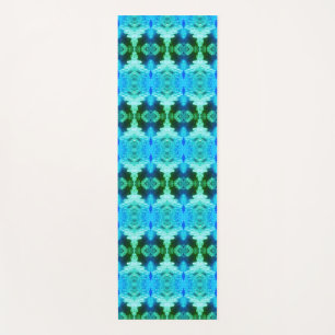 Hy Blue Ikat Zen Yoga Mat