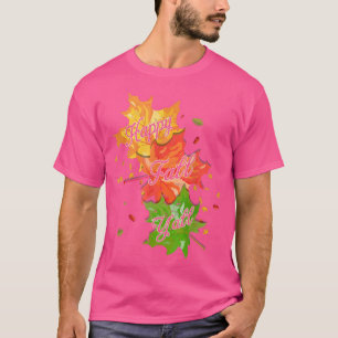 Hy Cute Fall Happy Fall Yall Autumn Leaves Costume T-Shirt