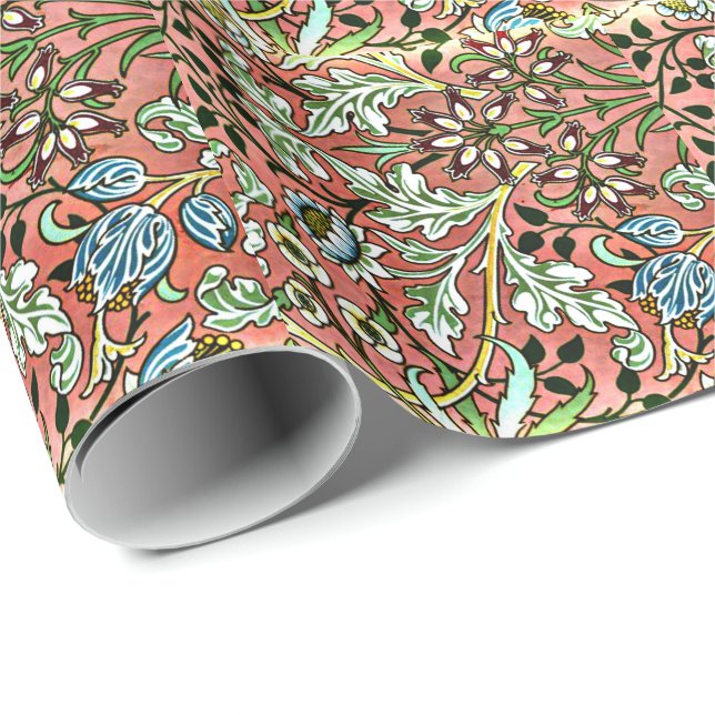 Hyacinth, a William Morris pattern Wrapping Paper (Roll Corner)