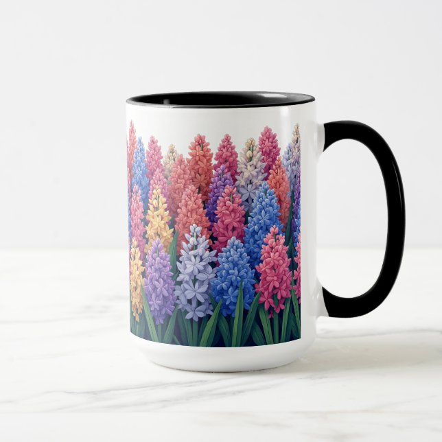 hyacinth flower mug (Right)