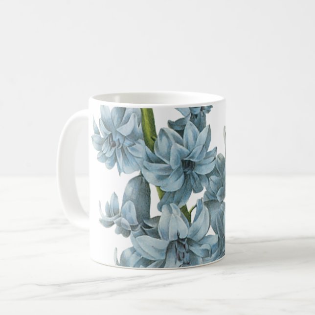 hyacinth(Hyacinthus sp.) by Redouté Coffee Mug (Front Left)