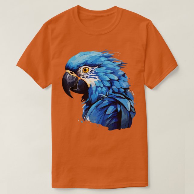 Hyacinth Macaw 8 T-Shirt (Design Front)