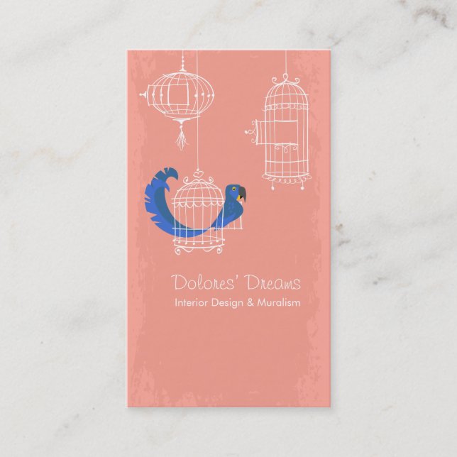 Hyacinth Macaw Business Card (Front)