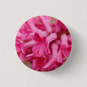 Hyacinth Pink 3 Cm Round Badge