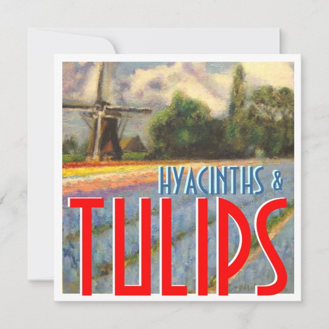 Hyacinths and Tulips Windmill (Front)