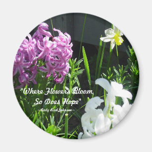Hyacinths & Daffodil Magnet