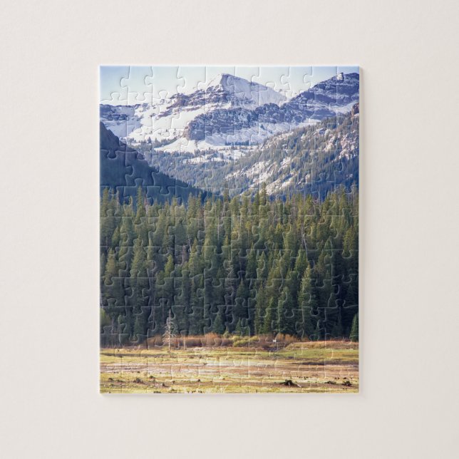 Hyalite Peaks Bozeman, Montana Jigsaw Puzzle (Vertical)