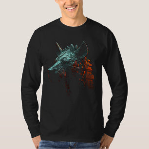 Hyäne Architecture Animal Zoo Animal Motif Hyaena T-Shirt