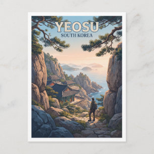 Hyangiram Hermitage and Geumodo Coastal Outlook Postcard