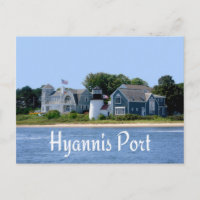 Hyannis Port  Massachusetts, Cape Cod Postcard