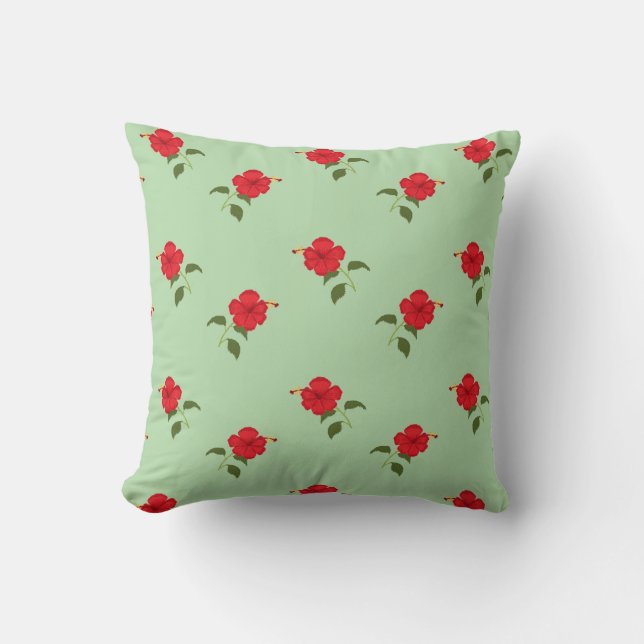 Hybiscus Cushion (Front)