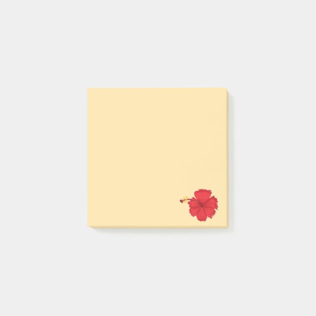 hybiscus post-it notes (Front)
