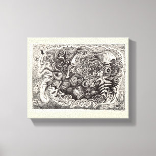 Hybrid Beast Canvas Print