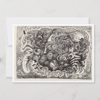 Hybrid Beast Flat Card