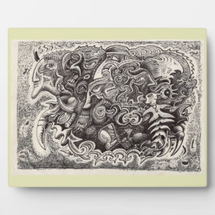 Hybrid Beast  Plaque