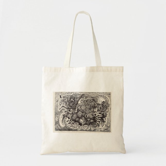 Hybrid Beast Tote Bag (Front)