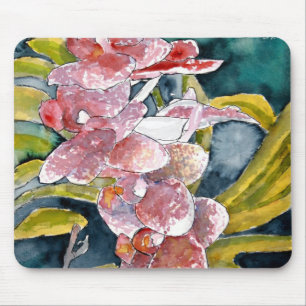 hybrid orchids flower art mousepad