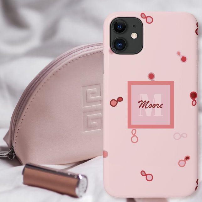 Hybrid Paisley Loosely Scattered in Red Ombre Case-Mate iPhone Case (Hybrid Paisley Loosely Scattered in Red Ombre Case-Mate iPhone Case by Leapfroglisics Shop)