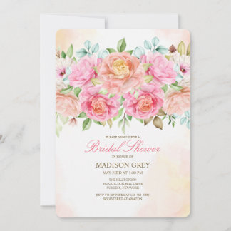 Hybrid Tea Roses Invitation