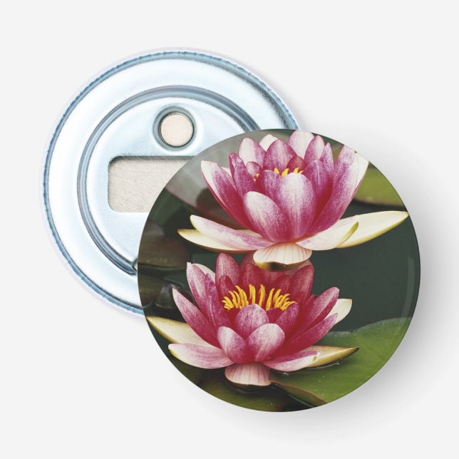 Hybrid water lilies bottle opener (Front)
