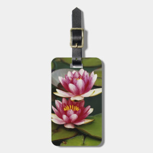 Hybrid water lilies luggage tag