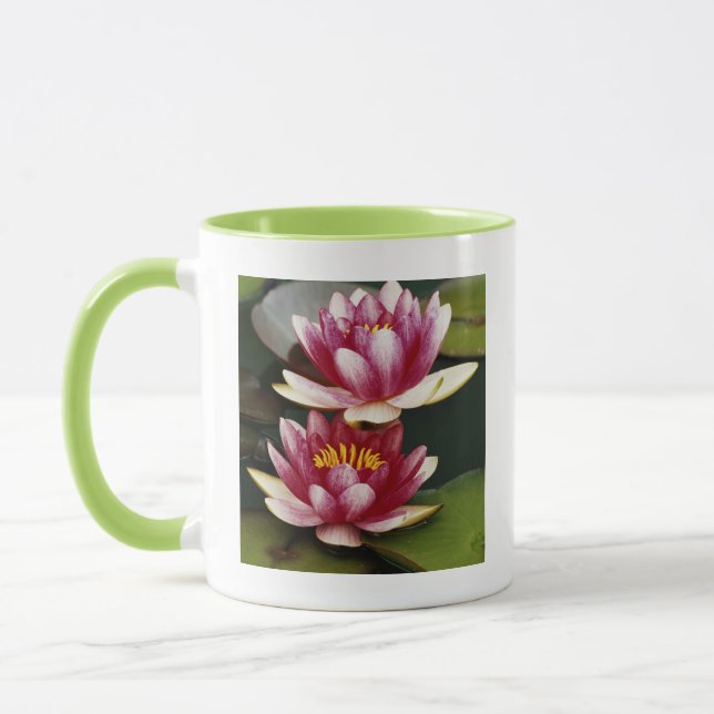 Hybrid water lilies mug (Left)