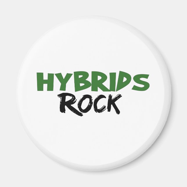Hybrids Rock Magnet (Front)