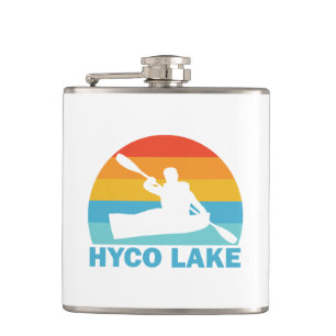 Hyco Lake North Carolina Kayak Hip Flask