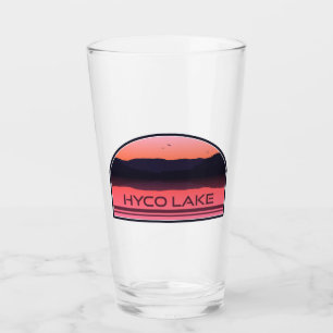 Hyco Lake North Carolina Red Sunrise Glass