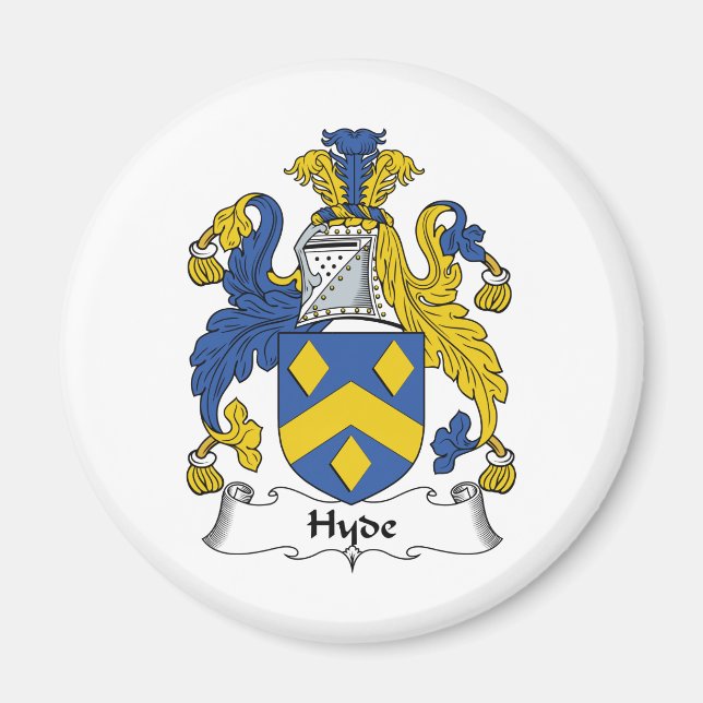 Hyde Family Crest Magnet (Front)