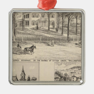 Hyde Hotel in Wallingford Metal Tree Decoration