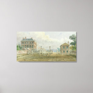 Hyde Park Corner Turnpike, 1785 Canvas Print