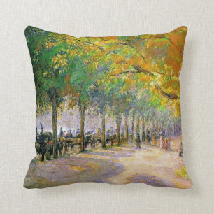 Hyde Park, London artwork Cushion