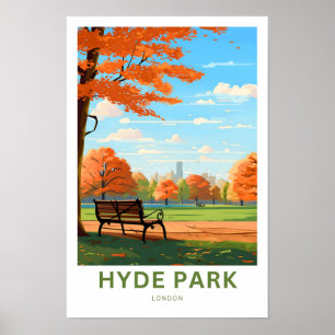 Hyde Park London Travel Print