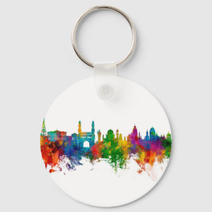 Hyderabad Skyline India Key Ring