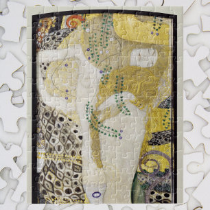 Hydra (aka Water Serpents I) by Gustav Klimt Jigsaw Puzzle