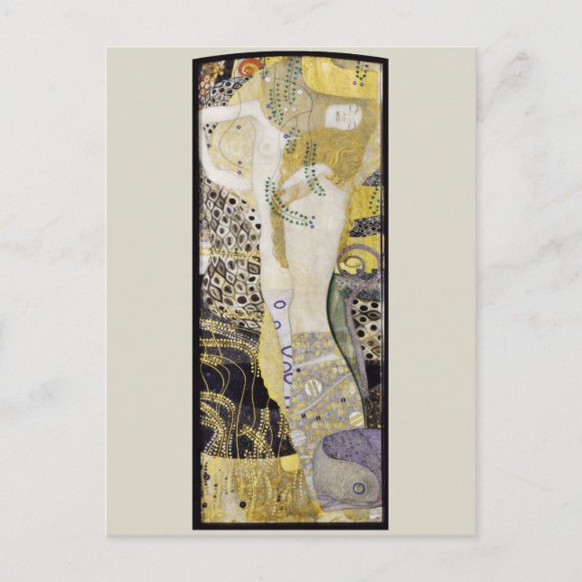 Hydra (aka Water Serpents I) by Gustav Klimt Postcard (Front)