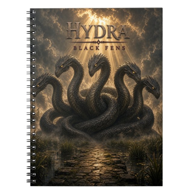 Hydra Black Fens Dark Cinema Notebook (Front)