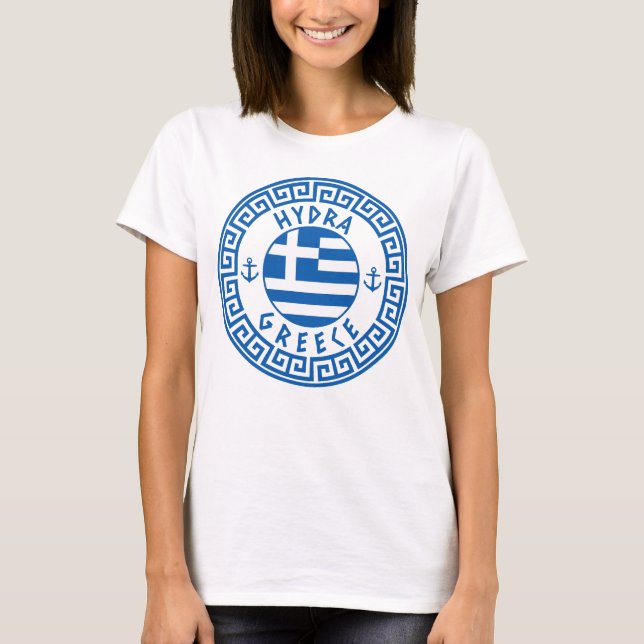 Hydra, Greece Flag Women's T-Shirt (Front)