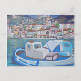 Hydra Island, Greece Postcard