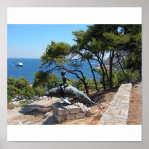 Hydra - The boy on a dolphin-03 Poster